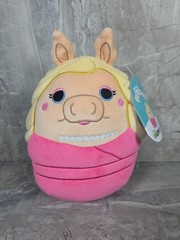 SQUISHMALLOW 8″ The Muppets Miss Piggy Plush NEW Jim Henson Stuffed Animal