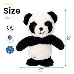Easfan Talking Panda Repeats What You Say Electric Walking Singing Stuffed Anima