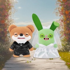 Fuggler Wedding Fuggs 9-Inch Plush 2-Pack by ZURU – Funny Ugly Monster Stuffe…