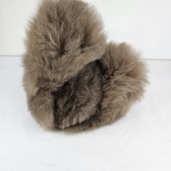 Peruvian Link Baby Alpaca Fur Plush Teddy Bear Stuffed Animal Soft Fluffy Brown