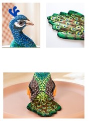 Peacock 11 Inch Stuffed Animal Plush Toys Toddler Doll Kids Gifts