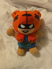 Official Supercell Brawl Stars Nita Plush Doll Bear Hat Stuffed Animal 7″ NWOT