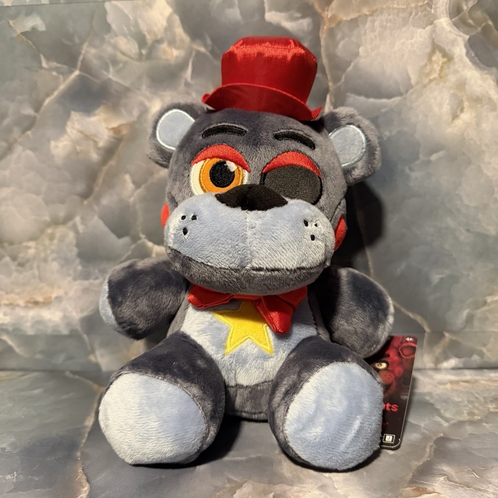 Five Nights at Freddy’s FNAF Jazwares Lefty Plush 8″ Box Lunch Barcode IN HAND
