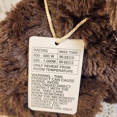 WARMIES Snuggable Chocolate Lab Plush Microwaveable Heat Pad Lavender Scent NWT