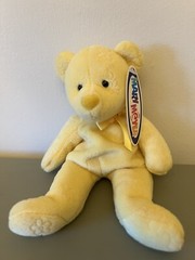 Vintage MARY MEYER Plush BLOSSOM BEAR Yellow Teddy Bear 1997 With Tags 8”