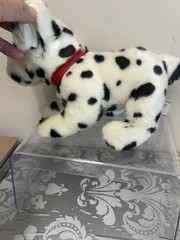 GUND Dalmatian Dog Beanbag Plush Stuffed Toy Red Collar White Black 046245