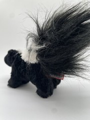 Douglas Striper Skunk Plush Toy Stuffed Animal 8” Black White Woodland Kids