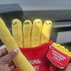 Emotional Support Pals French Fries Plush, Small 6-14 in, 2022 ESF504WM