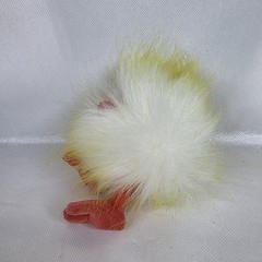 Jellycat Yellow And White Crazy Chick 6″ Plush Fluffy Stuffed Toy Retired Design