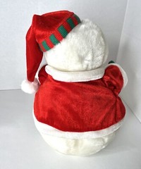 SKM Enterprises Rare Christmas Seal White Polyester Fill 10.5” H Santa’s Helper