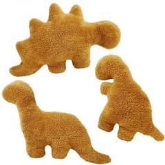 3 Pack Dino Nugget Pillow Plush, Soft Dinosaur Chicken Nuggets Pillow for Gif…