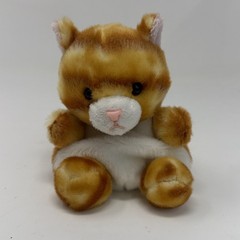 AURORA WORLD PALM PALS MEOW THE ORANGE TABBY KITTEN STUFFED PLUSH ANIMAL