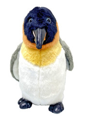 VTG 1994 The Petting Zoo Penguin Plush 10″ Stuffed Animal leather-Like Feet Bill