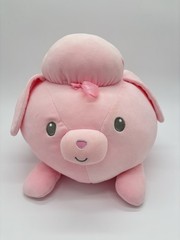 Kids Preferred Cuddle Pals Pink Poodle Dog Plush 12″ Round Chubby Stuffed Animal
