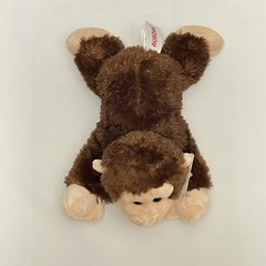 NWT ‘Cheki the Chimp’ Aurora Flopsie Brown Plush 8″ Fluffy Small Stuffed Animal