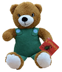 Kohl’s Cares Corduroy Bear Plush Green Overalls Stuffed Animal Toy