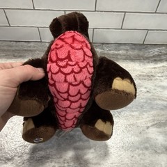 Ganz Webkinz Cocoa Dinosaur HM338 Plush Toy Soft No Code Red Pink Spots Brown