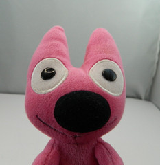 Hallmark Hoops and Yoyo Stuffed Plush Toys Set Green & Pink 6″ Vintage 2004
