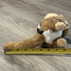 Stuffed Animal House Peanut the Chipmunk Plush Realistic Toy Holding a Nut