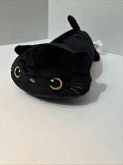 WEIGHTED 10” Black Cat Plush Heavy Stuffed Animal Cute SOFT Anxiety Autism Comfy