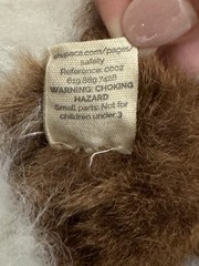 Shupaca Real Alpaca Fur Plush Stuffed Animal Small 6in Brown White 2015 Rare