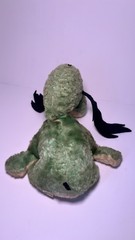 VTG Green Gund Plush Dog Sani Foam Filled Brooklyn NY 1950s 1960s Stuffed Animal