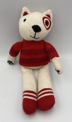 2014 Plush Target Holiday Knit Bullseye Kitty Cat