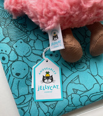Jellycat Amuseables Coral Plush Keychain Bag Charm 14cm Soft Ocean Toy NWT