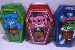 Lot of 3 Deddy Bears S3 5” Coffin Dr Beargrave Dripps Gutsy Bear kreepy Collect