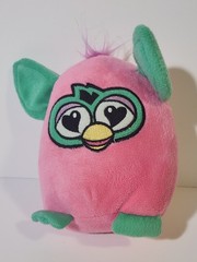 Toy Factory Hasbro Furby Plush Pink Green 9″ Stuffed Toy 2015