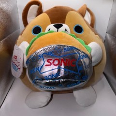 Zuru 14″ Lucas Corgi Sonic Burger Snackles Series 2 Kawaii Plush Toy Foodie Gift