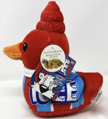 2025 ~ Red Icee 9″ Plush Duck ~ Fruit Punch Scented ~ NWT ~ Free Shipping