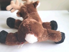GANZ Webkinz Reindeer Plush Stuffed Animal HM137. NO CODE.