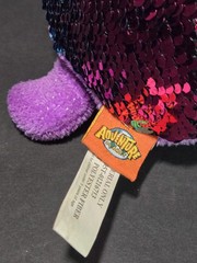 Adventure Planet Sequinimals Plush Stuffed Animal Hedgehog Flip Sequin Pink Blue