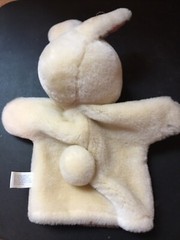 Passport pets bunny puppet cream colored￼ a558