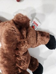 Ganz Webkinz Reindeer Floppy Brown Plush HM137 Stuffed Animal No Code
