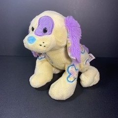 GANZ Webkinz Jelly Bean Puppy Plush HM474 Retired Yellow Purple 2008 NO CODE*