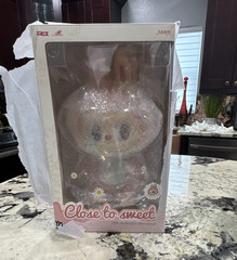 POP MART Mokoko Close to Sweet Bunny Stuffed Animal Plush Boxed White/Pink 2024