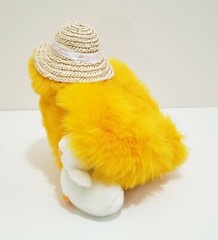Cute Easter Mommy Duck & Attached Baby Ducklings Plush Stuffed Animal W/ Hat 10″