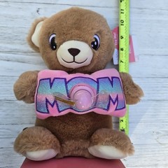 Mother’s Day Plush Bear Musical Light Up Fan Spinner NEW