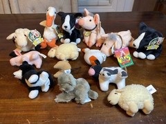 Vintage 1990’s BABE & Friends Plush Lot of 14! The Sheep Pig Dog & More LOOK!