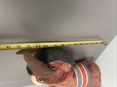 Vintage 1960s Carnival Prize DONKEY Plush Toy Stuffed Antique VGC