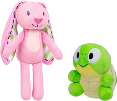 Friends 2-Pack Plush Stuffed Animals for Kids, Floppy and Turtleboy TV
