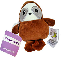 Cottondale Doughballs 3.5in Plush Toy Stuffed Animal Sloth