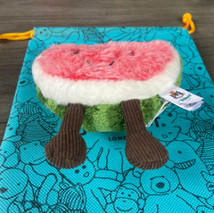 Cute Jellycat Watermelon Plush Keychain Bag Charm Amuseables NWT 2026 Edition