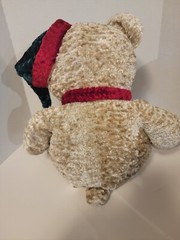 Christmas Teddy Bear With Hat And Scarf, Large, Stuffed About 30 Inches