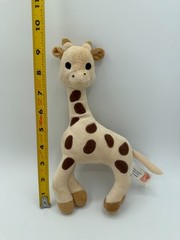 Lot Little Me Tan Plush Teddy Bear Blanket & Sophie Giraffe Rattle