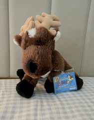 Ganz Webkinz Plush Toy Reindeer HM-137 with Sealed Code Tag