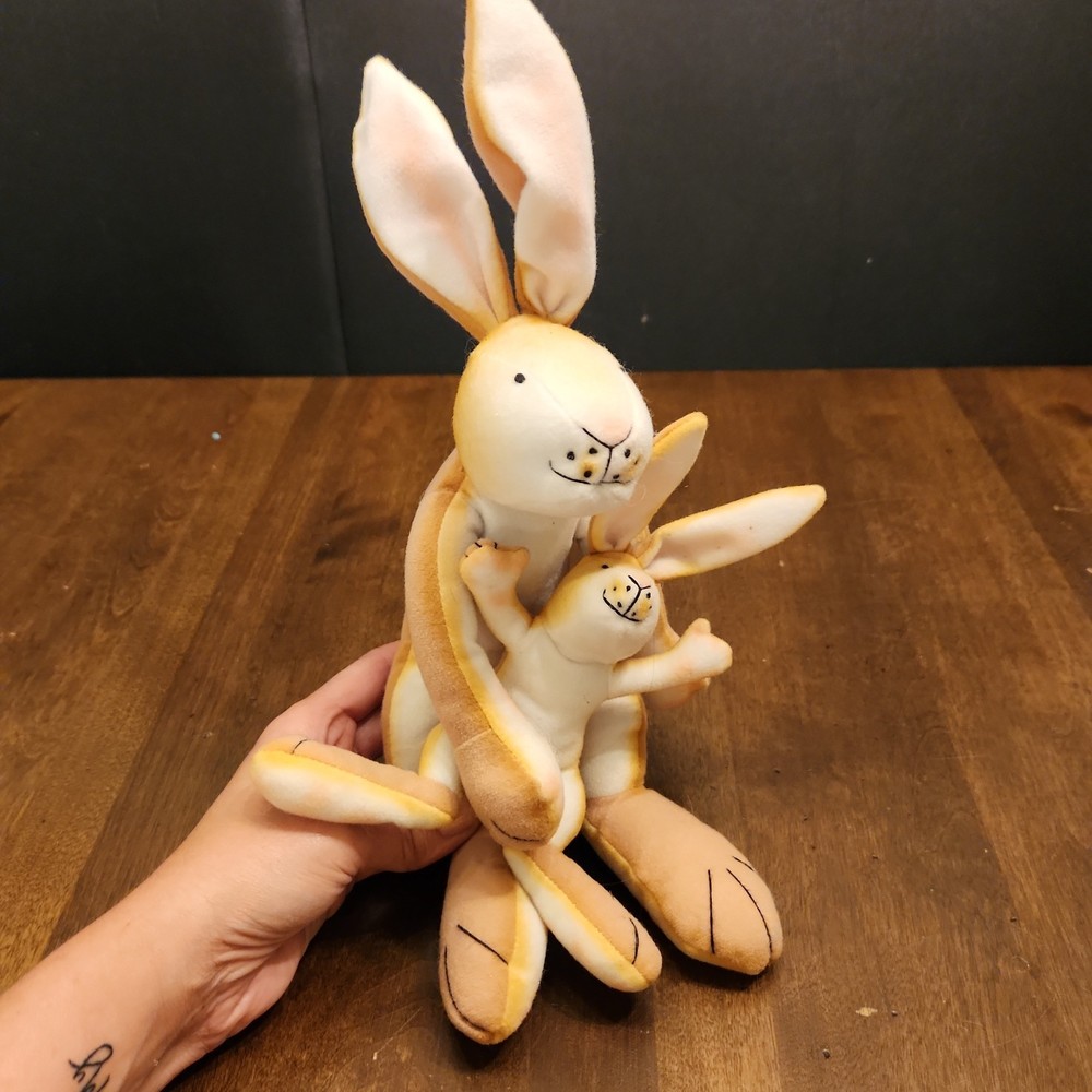 Guess How Much I Love You Nutbrown Hare Rabbit Mom Baby Plush Bunny 1994