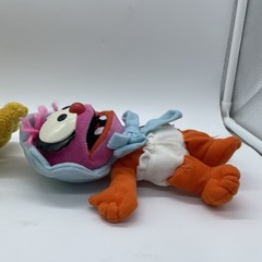 McDonald’s Muppet Babies Plush Lot of 2 w/ Tags Vintage Fozzie Bear, Animal Tags